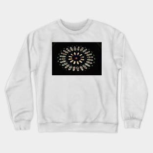 Rose Window at York Minster. Crewneck Sweatshirt